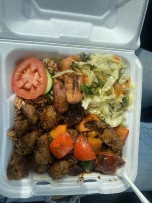   at Karen's International Caribbean Grill in Conyers