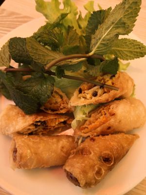 Nems/spring rolls  at Mây Bay in Vincennes