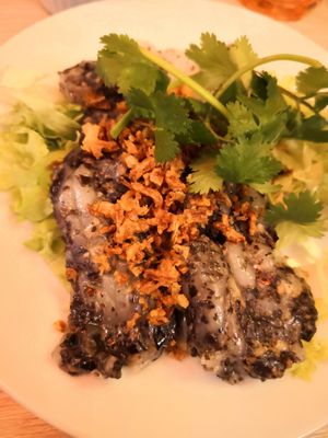 Crêpe vietnamienne/veg mushroom crepe   at Mây Bay in Vincennes