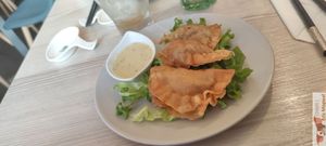 Bánh cuốn – Vietnamese pancakes
Steamed thin pancakes with vegetables and black mushrooms at Mây Bay in Vincennes