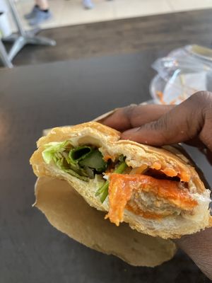 Duck banh mi  at Madam Saigon Baguette in South Yarra