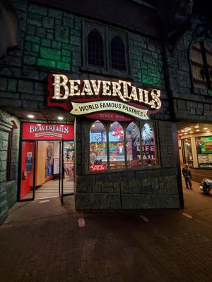 Storefront on Clifton Hill at BeaverTails in Niagara Falls
