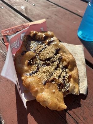 Peanut butter vegan beaver tail   at BeaverTails in Niagara Falls