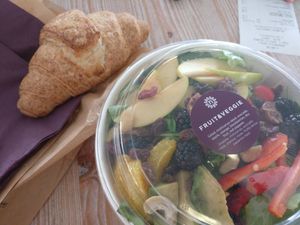Salad and pastry at NAP - Natoo - T1 in Naples