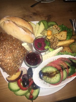 vegan breakfast  at Café Kater in Leipzig