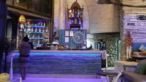 The bar at HOME Kitchen, Bar & Bed in Phuket