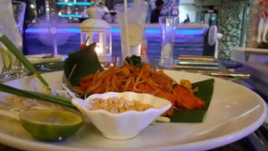 Pad thai at HOME Kitchen, Bar & Bed in Phuket