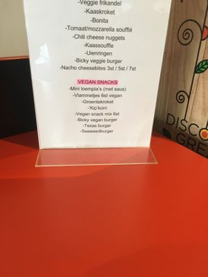 Vegan snacks at Snackpoint Bolderberg in Heusden-zolder