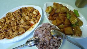  at TiānYuán SùShí 天缘素食 in Dalian