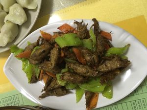 Spicy ‘mutton’ at TiānYuán SùShí 天缘素食 in Dalian