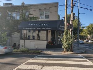 Outside at Bistro Aracosia in Washington