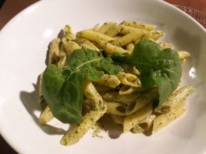 Pesto pasta at Mediterraneo Pizza & Pasta in Koh Phangan