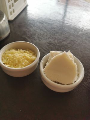 Vegan parmesan and mozzarella at Mediterraneo Pizza & Pasta in Koh Phangan
