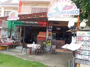 Outside (day time) at Mediterraneo Pizza & Pasta in Koh Phangan