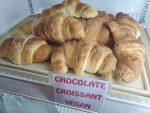 Vegan croissants at Mediterraneo Pizza & Pasta in Koh Phangan