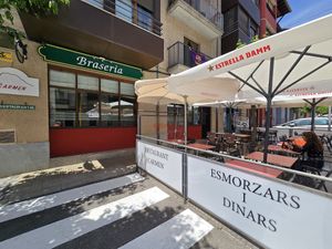 Outdoor seating at Carmen in Organya