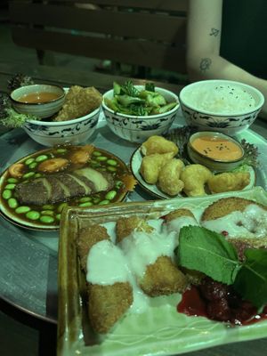 The food  at Element Five in Berlin