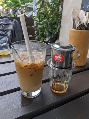 Vietnamese Iced coffee at Element Five in Berlin