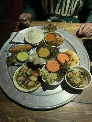 selection of the tapas  at Element Five in Berlin