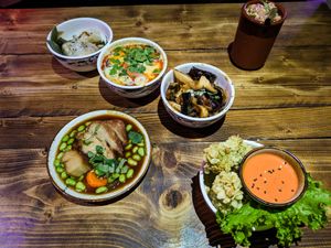 Asian fusion tapas at Element Five at Element Five in Berlin