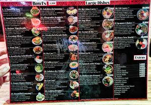 Menu at Element Five at Element Five in Berlin