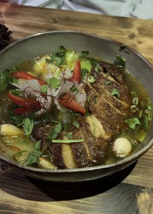 Vegan duck   at Element Five in Berlin