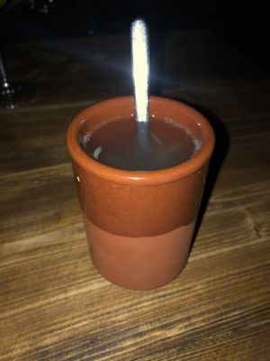 Lime ginger tea   at Element Five in Berlin