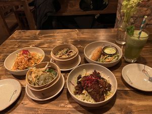 5,20€ pro Tapas Portion aber sehr lecker   at Element Five in Berlin