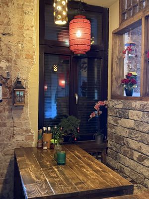 Window side seating  at Element Five in Berlin