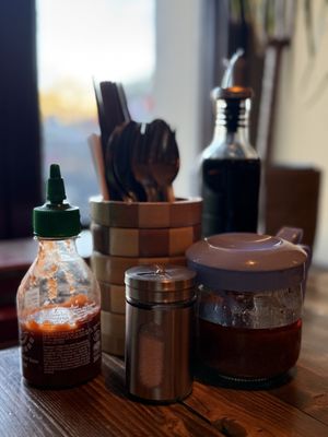 Table setting  at Element Five in Berlin