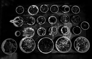 Showing our dishes in a artistic way :D at Element Five in Berlin