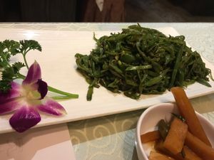 string beans at Kuan Xiang Zi - View and World in Shenyang