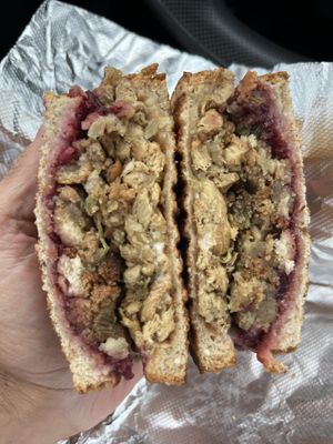 Thanksgiving Panini  at Sweet Rose in Fall River