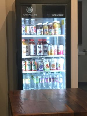 Fridge drinks at Sweet Rose in Fall River