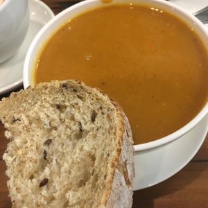 Butternut bisque at Sweet Rose in Fall River