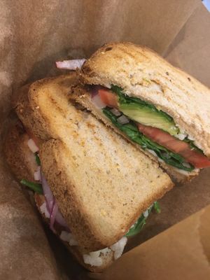 Garden grilled cheese ((gluten free)) at Sweet Rose in Fall River