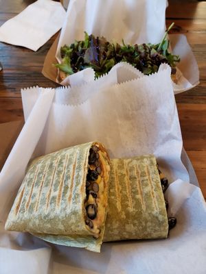 Southwest burrito at Sweet Rose in Fall River