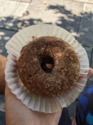 Apple cider donut at Eye Candy Bake Shop in Geneva