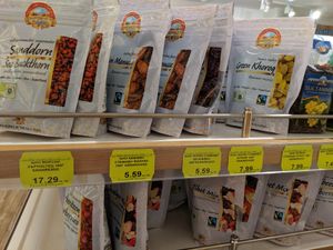 dried berries at Balev Bio Market - Vitosha in Sofia