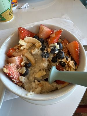 Rice porridge   at Lucky's Bakehouse in Boulder