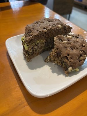 Avocado and chis patty sandwich   at Gran Tirano in Valparaiso