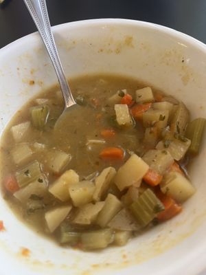 Papas potato soup 😋   at Giving Tree Cafe in Phoenix