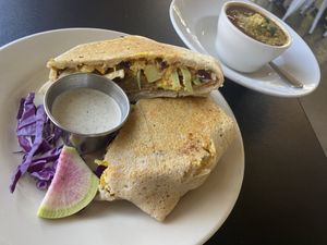 Breakfast wrap  at Giving Tree Cafe in Phoenix