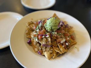 Nachos - yuck  at Giving Tree Cafe in Phoenix