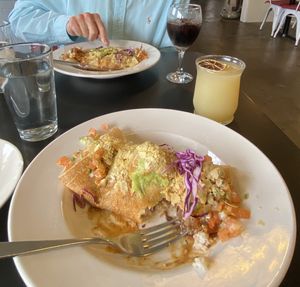 Enchilada #Veganuary at Giving Tree Cafe in Phoenix