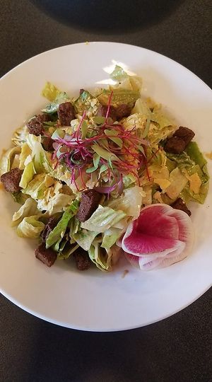 Vegan Caesar Salad at Giving Tree Cafe in Phoenix