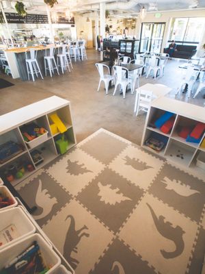 Families are welcome to bring their children in and play in a space of love! at Giving Tree Cafe in Phoenix