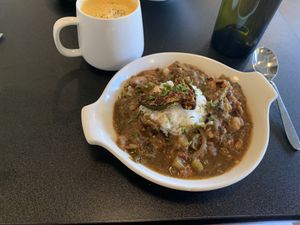 Gumbo was awesome at Giving Tree Cafe in Phoenix