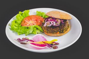 Veggie Burger at Giving Tree Cafe in Phoenix
