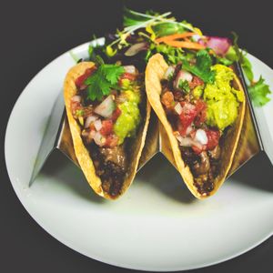 Lion’s Mane Mole Tacos at Giving Tree Cafe in Phoenix